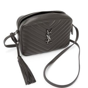 Saint Laurent Grey Lou Camera Bag